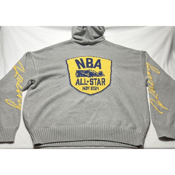 NBA Indy All-Star 2024 Sweater Hoodie Racing Authmade 3XL XXXL Indiana NWT New - Picture 2 of 13